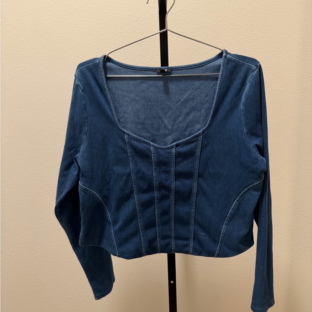 Express Denim Inspired Top